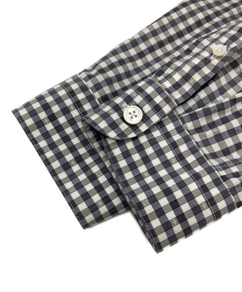LOUIS VUITTON（ルイ ヴィトン）LOUIS VUITTON (ルイ ヴィトン) モノグラムチェックシャツ グレー サイズ:XLの古着・服飾アイテム