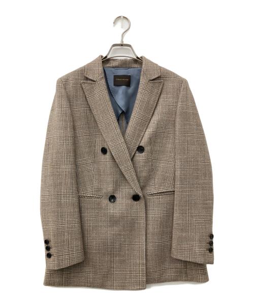 TOMORROW LAND collection（トゥモローランドコレクション）TOMORROW LAND collection (トゥモローランドコレクション) ダブルブレストジャケット ベージュ サイズ:36の古着・服飾アイテム