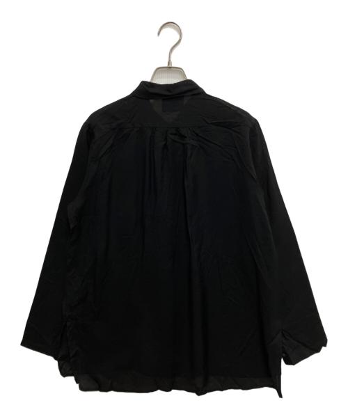 Con te（コンテ）Con te (コンテ) キュプラシルク シャツ ブラック サイズ:FREEの古着・服飾アイテム