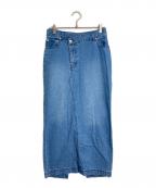 allurevilleアルアバイル）の古着「デニムタイトスカート　ロングスカート　コットンスカート　25SS」｜インディゴ