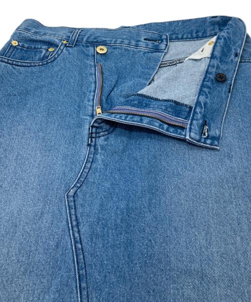 allureville（アルアバイル）allureville (アルアバイル) デニムタイトスカート　ロングスカート　コットンスカート　25SS インディゴ サイズ:2の古着・服飾アイテム