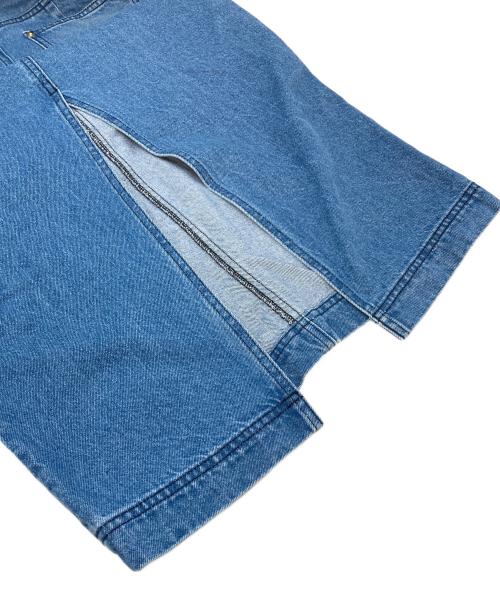 allureville（アルアバイル）allureville (アルアバイル) デニムタイトスカート　ロングスカート　コットンスカート　25SS インディゴ サイズ:2の古着・服飾アイテム