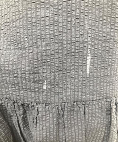 Spick and Span（スピック＆スパン）Spick and Span (スピック＆スパン) コットンサッカーキャミワンピース ブラック サイズ:38の古着・服飾アイテム