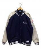 Majesticマジェスティック）の古着「スタジャン」｜ネイビー