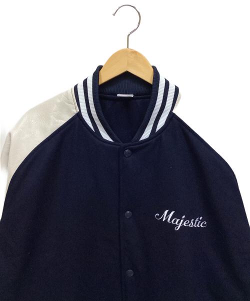 Majestic（マジェスティック）Majestic (マジェスティック) スタジャン ネイビー サイズ:2XLの古着・服飾アイテム