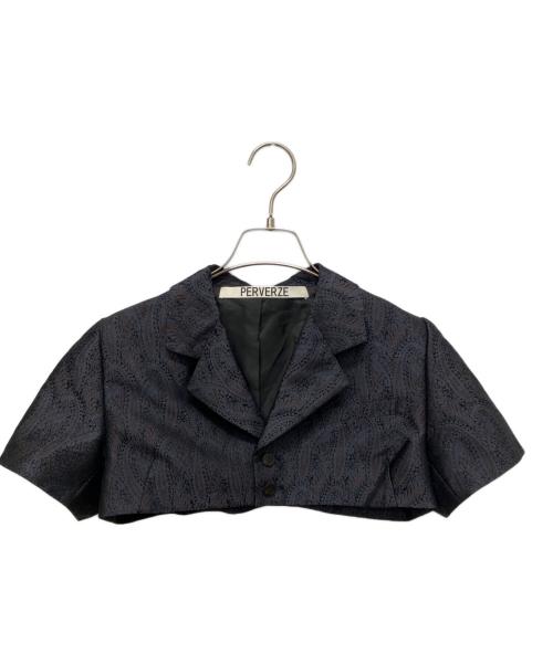 PERVERZE（パーバーズ）PERVERZE (パーバーズ) ショートジャケット ブラック サイズ:Freeの古着・服飾アイテム