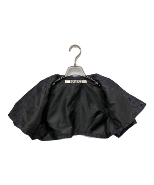 PERVERZE（パーバーズ）PERVERZE (パーバーズ) ショートジャケット ブラック サイズ:Freeの古着・服飾アイテム