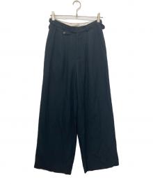 TODAYFUL（トゥデイフル）の古着「リネングルカパンツ」｜ブラック