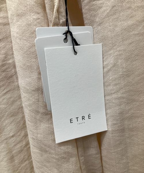 ETRE TOKYO（エトレトウキョウ）ETRE TOKYO (エトレトウキョウ) フリンジシアーロングガウン ベージュ サイズ:Freeの古着・服飾アイテム