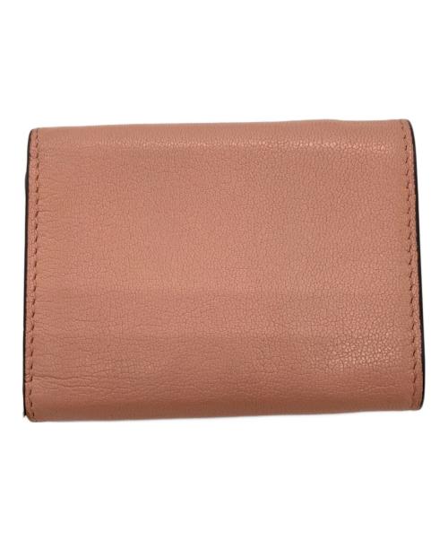 Christian Dior（クリスチャン ディオール）Christian Dior (クリスチャン ディオール) SADDLE ロータスウォレット ピンクの古着・服飾アイテム