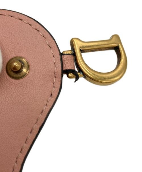 Christian Dior（クリスチャン ディオール）Christian Dior (クリスチャン ディオール) SADDLE ロータスウォレット ピンクの古着・服飾アイテム