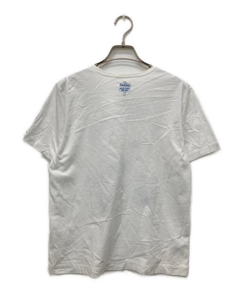 Mademoiselle NON NON（マドモアゼルノンノン）Mademoiselle NON NON (マドモアゼルノンノン) スパンコール刺繍Tシャツ ホワイト サイズ:Mの古着・服飾アイテム