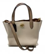 COACHコーチ）の古着「ウィロウ トート 24 カラーブロック」｜ベージュ