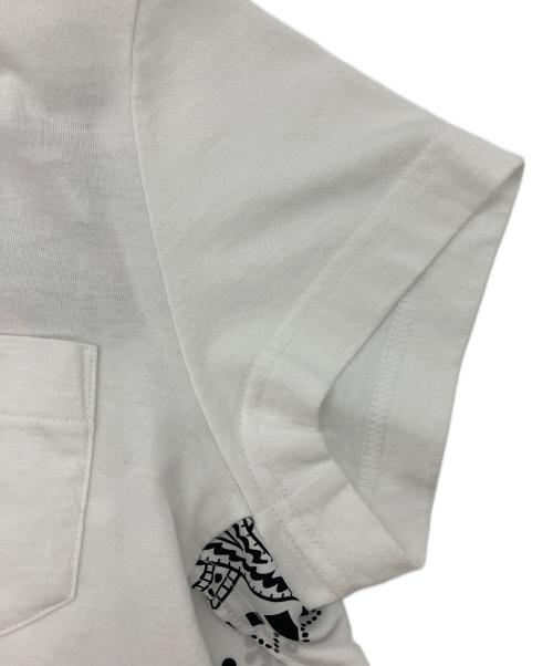 sacai（サカイ）sacai (サカイ) アーカイブペイズリーTシャツ ホワイト サイズ:1の古着・服飾アイテム