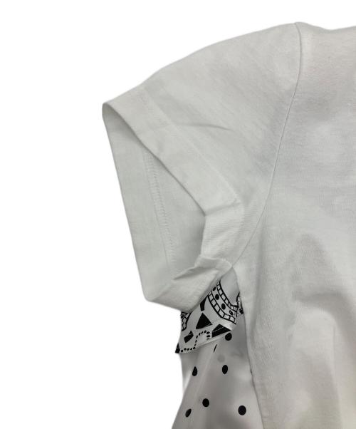 sacai（サカイ）sacai (サカイ) アーカイブペイズリーTシャツ ホワイト サイズ:1の古着・服飾アイテム