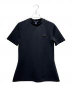 LOUIS VUITTONルイ ヴィトン）の古着「Embossed Monogram Sleeve Cut and Sewn/エンボスドモノグラムスリーブ カットソー/1AAB27」｜ブラック