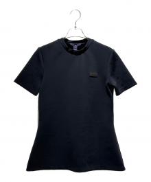 LOUIS VUITTON（ルイ ヴィトン）の古着「Embossed Monogram Sleeve Cut and Sewn/エンボスドモノグラムスリーブ カットソー/1AAB27」｜ブラック
