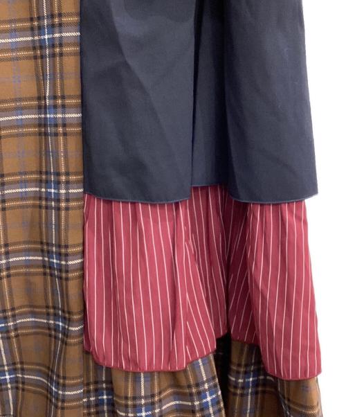 FRAPBOIS（フラボア）FRAPBOIS (フラボア) ミキサー スカート マルチカラーの古着・服飾アイテム