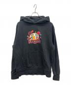 BLACK PINK×村上隆ブラックピンク×ムラカミタカシ）の古着「プルオーバーパーカー」｜ブラック