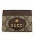 GUCCI（グッチ）の古着「タイガーヘッド カードケース」｜ブラウン