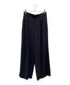 Spick and Spanスピックアンドスパン）の古着「シルキードレープ2タックワイドパンツ」｜グレー