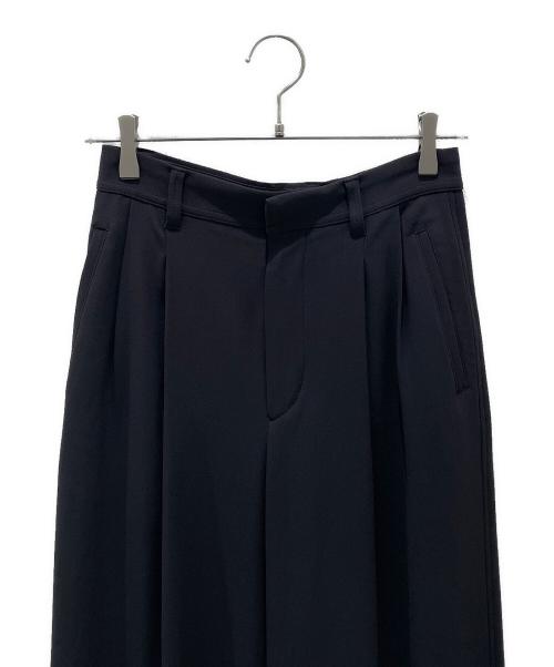 Spick and Span（スピック＆スパン）Spick and Span (スピックアンドスパン) シルキードレープ2タックワイドパンツ グレー サイズ:34の古着・服飾アイテム
