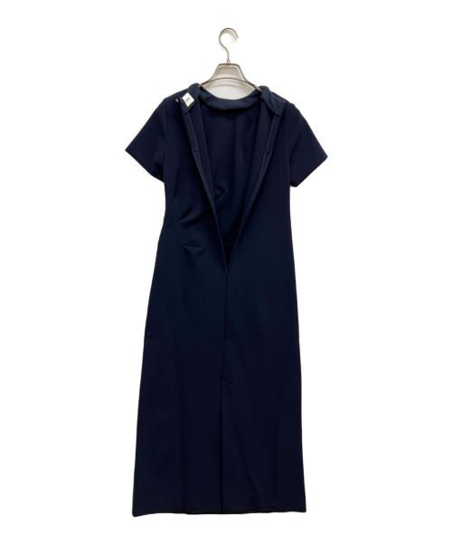 deres（デレス）deres (デレス) Fabiana draping dress ワンピース ネイビー サイズ:SIZE1の古着・服飾アイテム