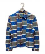 COMME des GARCONS HOMME PLUSコムデギャルソンオムプリュス）の古着「90'S 再構築ニットジャケット」｜グレー