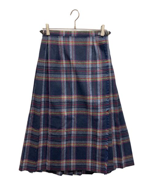O'NEIL OF DUBLIN（オニールオブダブリン）O'NEIL OF DUBLIN (オニールオブダブリン) プリーツスカート ネイビー サイズ:38の古着・服飾アイテム