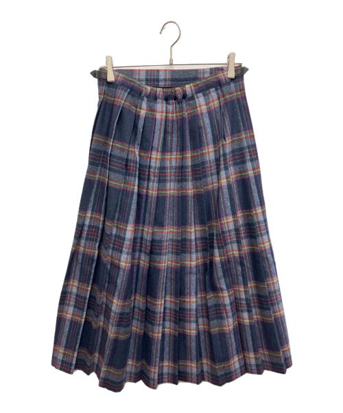 O'NEIL OF DUBLIN（オニールオブダブリン）O'NEIL OF DUBLIN (オニールオブダブリン) プリーツスカート ネイビー サイズ:38の古着・服飾アイテム
