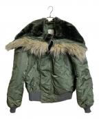 ALPHAアルファ）の古着「N-2Bジャケット　フライトジャケット」｜オリーブ