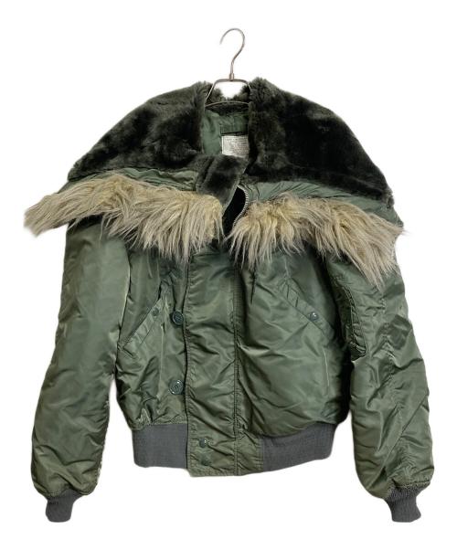 ALPHA（アルファ）ALPHA (アルファ) N-2Bジャケット　フライトジャケット オリーブ サイズ:Lの古着・服飾アイテム