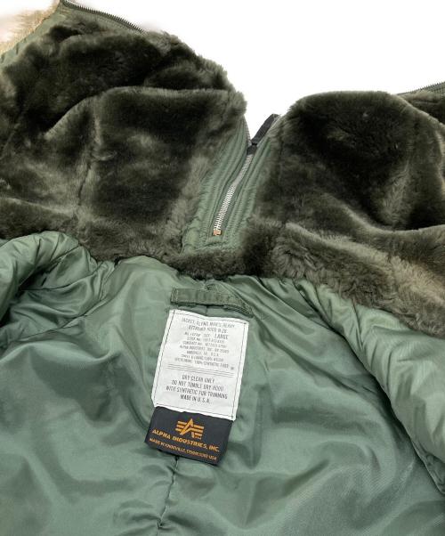 ALPHA（アルファ）ALPHA (アルファ) N-2Bジャケット　フライトジャケット オリーブ サイズ:Lの古着・服飾アイテム