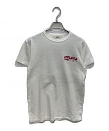 Oblada（オブラダ）の古着「レーシング プリントTシャツ」｜ホワイト