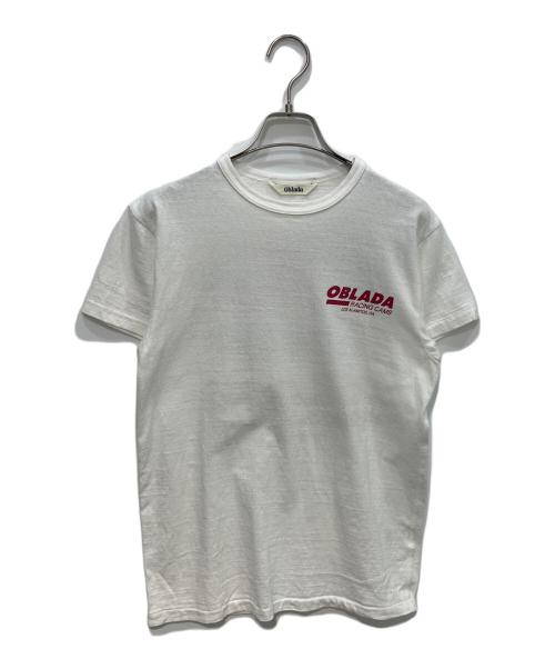 Oblada（オブラダ）Oblada (オブラダ) レーシング プリントTシャツ ホワイト サイズ:Freeの古着・服飾アイテム