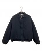 SEEALLシーオール）の古着「OVERSIZED BOMBER JACKET　オーバーサイズボンバージャケット」｜ブラック
