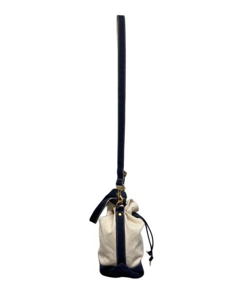 SITA PARANTICA（シータパランティカ）SITA PARANTICA (シータパランティカ) Spick and Span (スピック＆スパン) 別注巾着ショルダー アイボリー×ネイビー サイズ:下記参照の古着・服飾アイテム