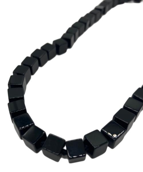 R.ALAGAN（ララガン）R.ALAGAN (ララガン) CUBE STONE NECKLACE ブラック サイズ:下記参照の古着・服飾アイテム