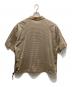 CLESSTE (クレスト) STRIPED MASSIVE S/S POLO SHIRT ベージュ×ホワイト サイズ:FREE：10000円