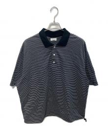 CLESSTE（クレスト）の古着「STRIPED MASSIVE S/S POLO SHIRT　CLE-TE-2403」｜ブラック×ホワイト