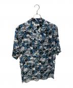 sulvamサルバム）の古着「Short sleeve ALOHA shirt　STUDIOUS別注　SR-B10-022」｜グレー×ブルー