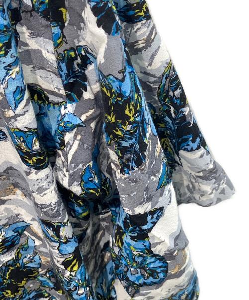 sulvam（サルバム）sulvam (サルバム) Short sleeve ALOHA shirt　STUDIOUS別注　SR-B10-022 グレー×ブルー サイズ:Sの古着・服飾アイテム