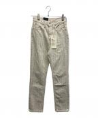LEVI'Sリーバイス）の古着「70S HIGH STRAIGHT NATURAL AMBER FLOWER」｜アイボリー