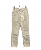 LEVI'Sリーバイス）の古着「70S HIGH STRAIGHT NATURAL AMBER FLOWER」｜アイボリー