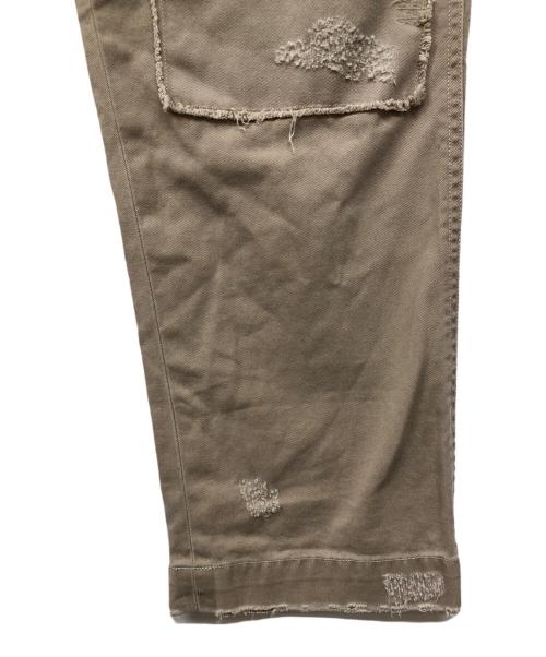 POLO RALPH LAUREN（ポロ・ラルフローレン）POLO RALPH LAUREN (ポロ・ラルフローレン) リペア加工チノパン ベージュ サイズ:32の古着・服飾アイテム