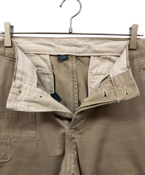 POLO RALPH LAUREN（ポロ・ラルフローレン）POLO RALPH LAUREN (ポロ・ラルフローレン) リペア加工チノパン ベージュ サイズ:32の古着・服飾アイテム
