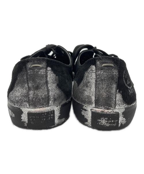 Maison Margiela（メゾンマルジェラ）Maison Margiela (メゾンマルジェラ) 足袋スニーカー ブラック×シルバー サイズ:41の古着・服飾アイテム