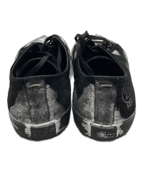 Maison Margiela（メゾンマルジェラ）Maison Margiela (メゾンマルジェラ) 足袋スニーカー ブラック×シルバー サイズ:41の古着・服飾アイテム