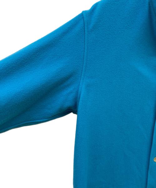 AURALEE（オーラリー）AURALEE (オーラリー) BRUSHED SUPER FINE WOOL FLANNEL SHIRT ブルー サイズ:3の古着・服飾アイテム