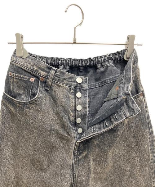 ssstein（シュタイン）ssstein (シュタイン) TWIST SEAM BAGGY VINTAGE DENIM JEANS ブラック サイズ:Sの古着・服飾アイテム